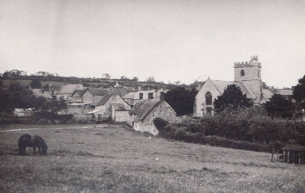 View from cemetery