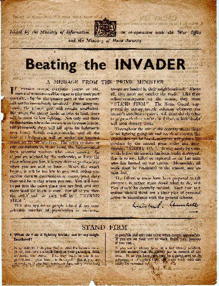 Beating the invader
